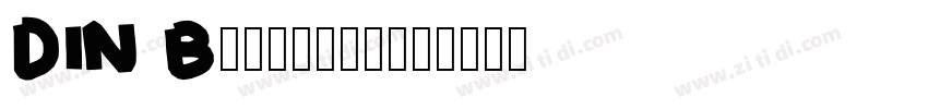 DIN Boldltalic字体转换